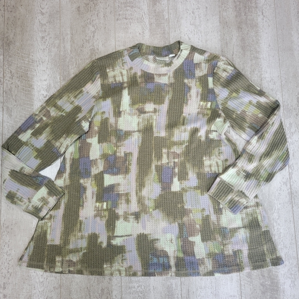 LOGO Flared tunic top size large